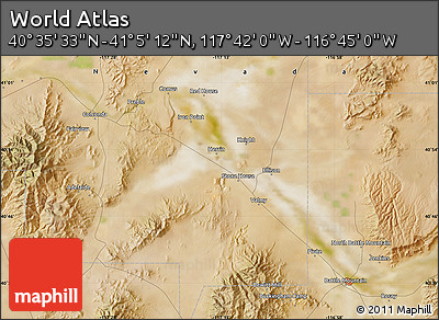 Satellite Map of the Area around 40° 50' 23" N, 117° 13' 29" W