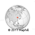 Outline Map of Dazhangzi, rectangular outline