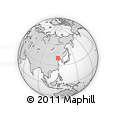 Outline Map of the Area around 40° 50' 23" N, 119° 55' 30" E, rectangular outline