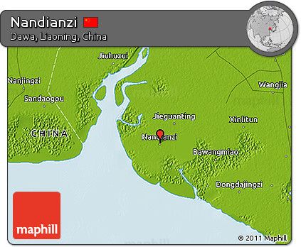 Physical 3D Map of Nandianzi