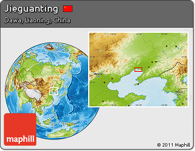 Physical Location Map of Jieguanting