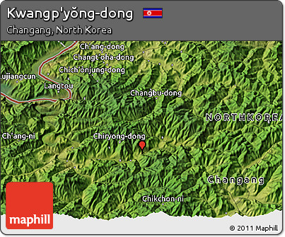Satellite 3D Map of Kwangp'yŏng-dong