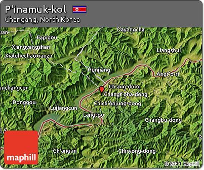 Satellite 3D Map of P'inamuk-kol