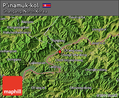Satellite 3D Map of P'inamuk-kol