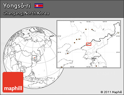 Blank Location Map of Yongsŏ-ri