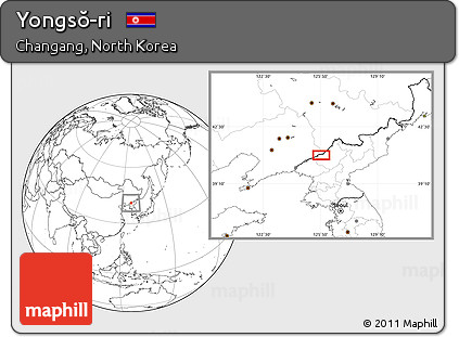 Blank Location Map of Yongsŏ-ri