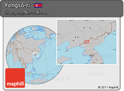 Gray Location Map of Yongsŏ-ri