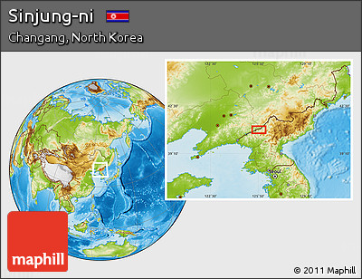 Physical Location Map of Sinjung-ni