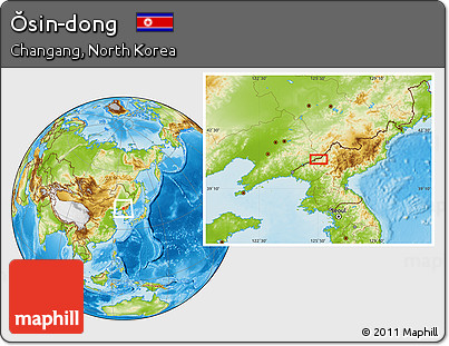 Physical Location Map of Ŏsin-dong
