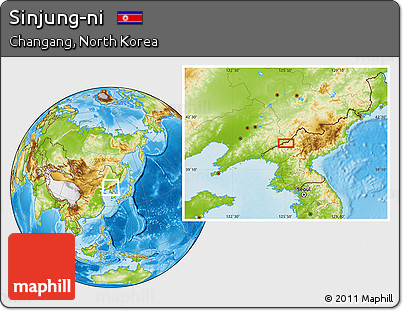 Physical Location Map of Sinjung-ni