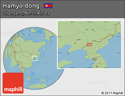 Savanna Style Location Map of Hamyo-dong