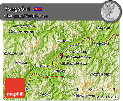 Physical Map of Yongsŏ-ri