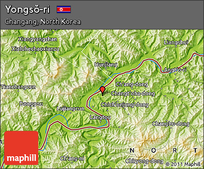 Physical Map of Yongsŏ-ri