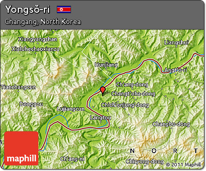 Physical Map of Yongsŏ-ri