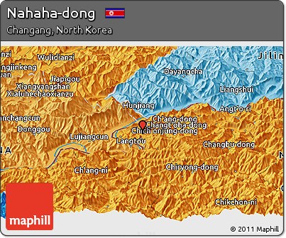 Political Panoramic Map of Nahaha-dong
