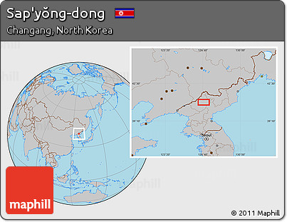 Gray Location Map of Sap'yŏng-dong