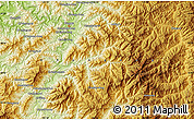 Physical Map of Chungsŏng