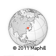 Outline Map of the Area around 40° 50' 23" N, 126° 43' 29" E, rectangular outline