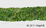 Satellite Panoramic Map of Kanggye