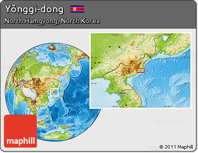 Physical Location Map of Yŏnggi-dong