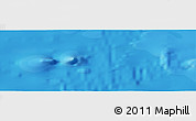 Political Panoramic Map of the area around 40° 50' 23" N, 133° 22' 30" W