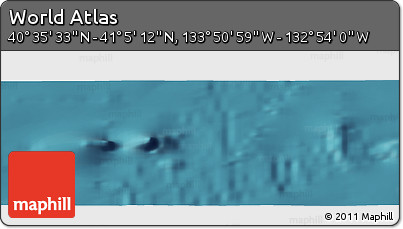 Satellite Panoramic Map of the Area around 40° 50' 23" N, 133° 22' 30" W