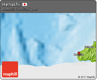 Physical 3D Map of Henashi