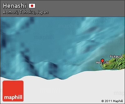 Satellite Panoramic Map of Henashi
