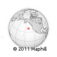 Outline Map of the Area around 40° 50' 23" N, 139° 19' 29" W, rectangular outline