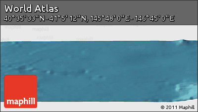 Satellite Panoramic Map of the Area around 40° 50' 23" N, 146° 16' 30" E