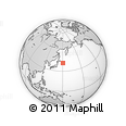 Outline Map of the Area around 40° 50' 23" N, 150° 31' 30" E, rectangular outline