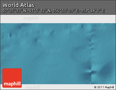 Satellite 3D Map of the Area around 40° 50' 23" N, 157° 19' 29" E