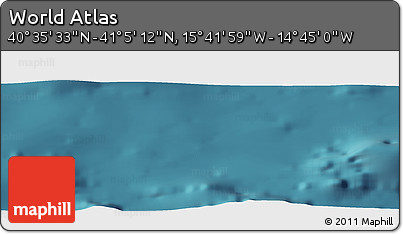 Satellite Panoramic Map of the Area around 40° 50' 23" N, 15° 13' 29" W
