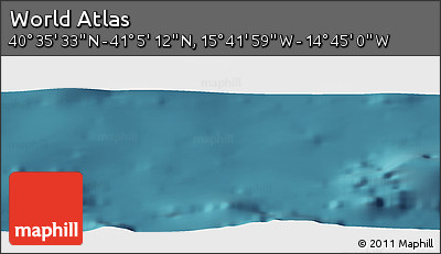 Satellite Panoramic Map of the Area around 40° 50' 23" N, 15° 13' 29" W