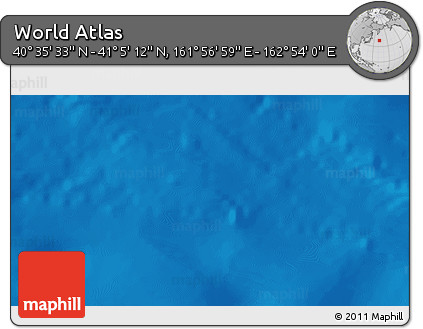 Physical 3D Map of the Area around 40° 50' 23" N, 162° 25' 30" E