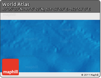 Physical 3D Map of the Area around 40° 50' 23" N, 162° 25' 30" E