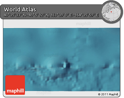 Satellite 3D Map of the Area around 40° 50' 23" N, 164° 7' 30" E