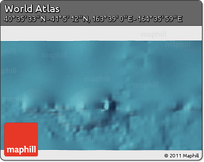 Satellite 3D Map of the Area around 40° 50' 23" N, 164° 7' 30" E