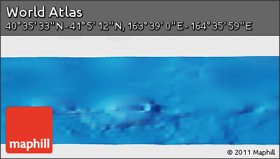 Physical Panoramic Map of the Area around 40° 50' 23" N, 164° 7' 30" E