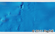 Shaded Relief 3D Map of the area around 40° 50' 23" N, 164° 58' 29" E