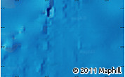 Shaded Relief Map of the area around 40° 50' 23" N, 164° 58' 29" E