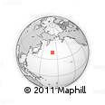 Outline Map of the Area around 40° 50' 23" N, 170° 55' 30" E, rectangular outline