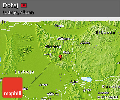 Physical 3D Map of Dotaj