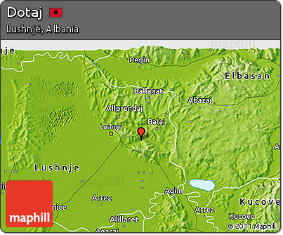 Physical 3D Map of Dotaj