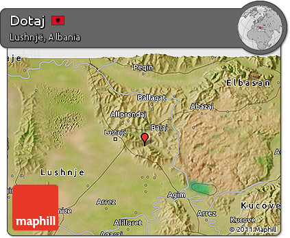 Satellite 3D Map of Dotaj