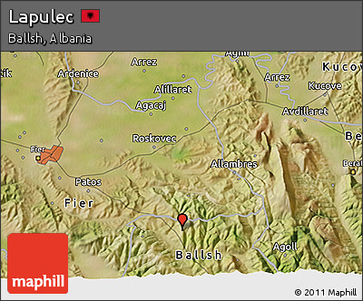 Satellite 3D Map of Lapulec