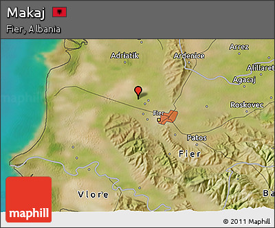 Satellite 3D Map of Makaj