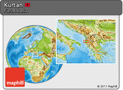 Physical Location Map of Kurtan