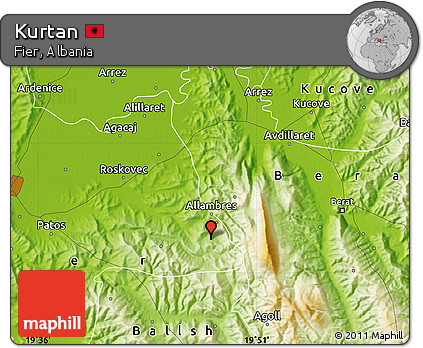 Physical Map of Kurtan