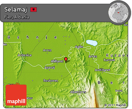 Physical Map of Selamaj